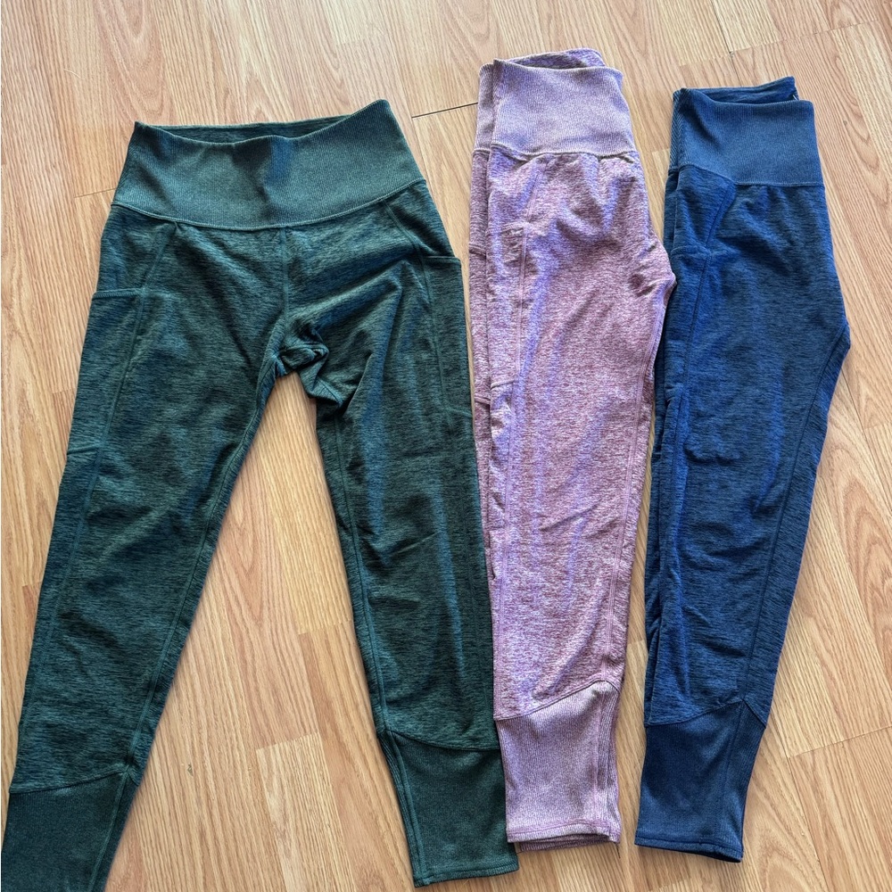 Kirkland Signature Women's Leggings - Green, Pink, and Blue - Picture 3 of 7